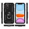 Apple iPhone 11 Black Shockproof Magnetic Car Mount Ring Case Cover