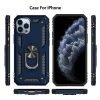 Apple iPhone 11 Pro Navy Blue Shockproof Magnetic Car Mount Ring Case Cover