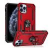 Apple iPhone 11 Pro Red Shockproof Magnetic Car Mount Ring Case Cover