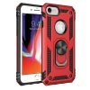 Apple iPhone 7 Red Shockproof Magnetic Car Mount Ring Case Cover