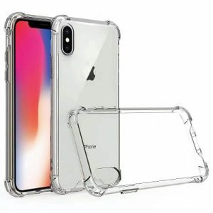 Apple iPhone X Crystal Clear Heavy Duty Transparent TPU Bumper Shockproof Case Cover
