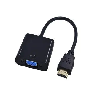 HDMI to VGA Adapter, Multi-Display Male to Female Video Converter Full HD 1080P Compatible with Laptop, Monitor, Projector