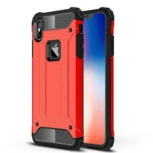 Apple iPhone SE 2020 Red Shockproof Heavy Duty Rugged Armour Case Cover