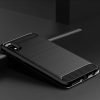 Samsung Galaxy A10e Black Shockproof Heavy Duty Rugged Matte Carbon Fiber Case Cover