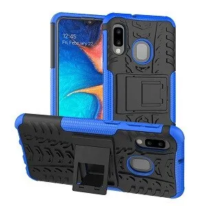 Samsung Galaxy A20 Blue Heavy Duty Case