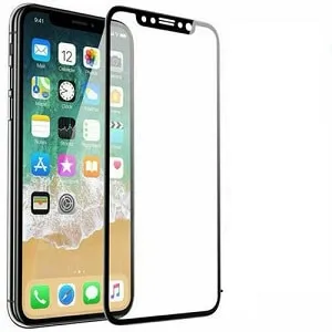 Apple iPhone 8 Plus Black Full Cover Coverage Tempered Glass