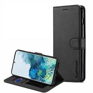 Samsung Galaxy S20 Plus Black Wallet Leather Case 
