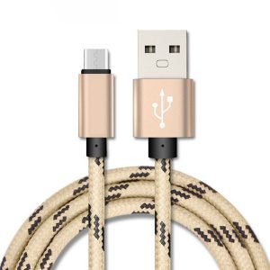 1M Fast Charging USB Type C Cable For Samsung Galaxy S series A series Note Tab LG Huawei HTC Google Pixel Android –Gold