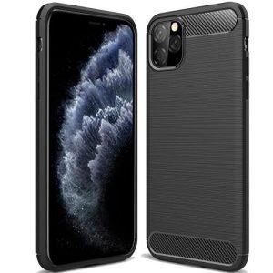 Apple iPhone 11 Pro Max Carbon Fiber Shockproof Heavy Duty Rugged Anti-Knock Case Cover