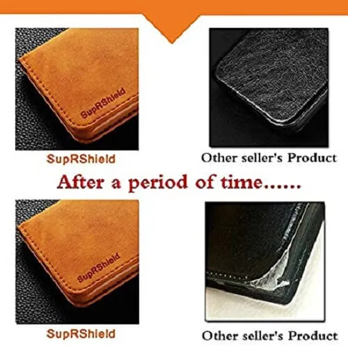 Apple iPhone 12 Pro Wallet Flip Case Leather Card Slots Cover (Black)