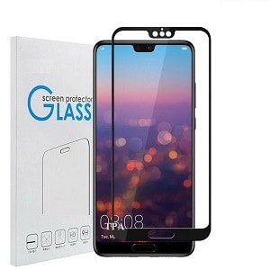 Huawei P20 Black Tempered Glass