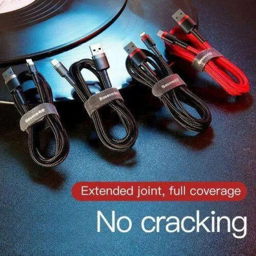 BASEUS 2M Fast Charging USB Type C Cable For Samsung Galaxy S series A series Note Tab LG Huawei HTC Google Pixel Android –Black - Image 5