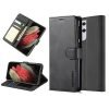 Samsung Galaxy S21 Ultra Genuine SupRShield Wallet Leather Flip Stand Magnetic Case Cover (Black)