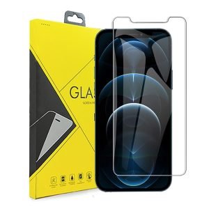 [1 Pack] Apple iPhone 12 Pro Tempered Glass Screen Protector Film Guard (Clear)