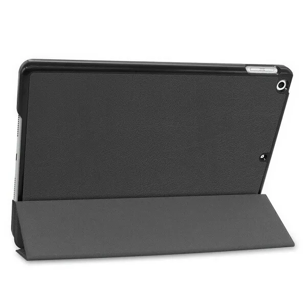 Apple iPad Air 5 5th Gen 10.9 inch 2022 Folio Smart Leather Magnetic Stand Case Cover (Black)