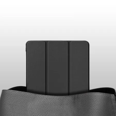 Apple iPad Air 5 5th Gen 10.9 inch 2022 Folio Smart Leather Magnetic Stand Case Cover (Black)