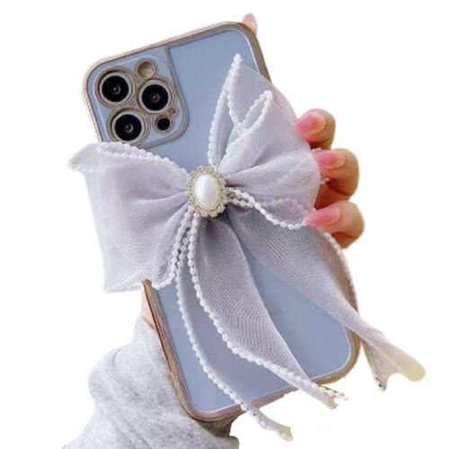 Apple iPhone 12 Case Fashion Butterfly Smart Shockproof Heavy Duty Luxury Back Cover (Purple)