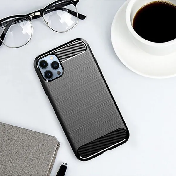 Apple iPhone 12 Pro Max Shockproof Case Heavy Duty Rugged Bumper Anti Knock Cover (Black)