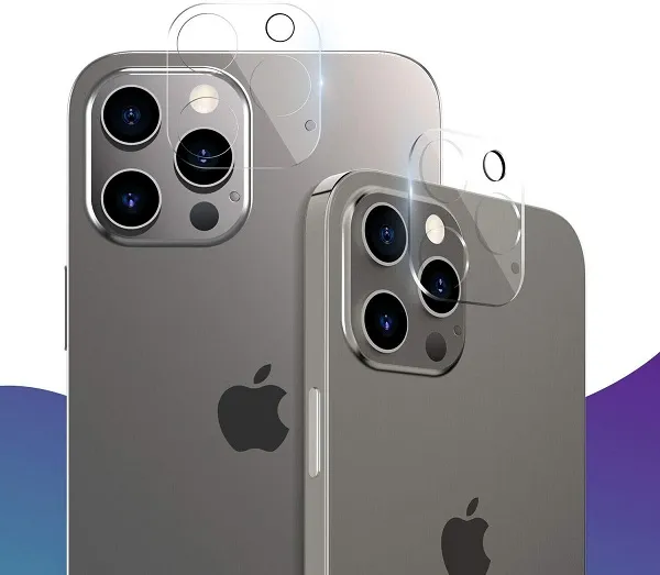 [ 3 Pack ] Apple iPhone 12 Pro Camera Lens Screen Protector Anti Scratch Tempered Glass Film Guard
