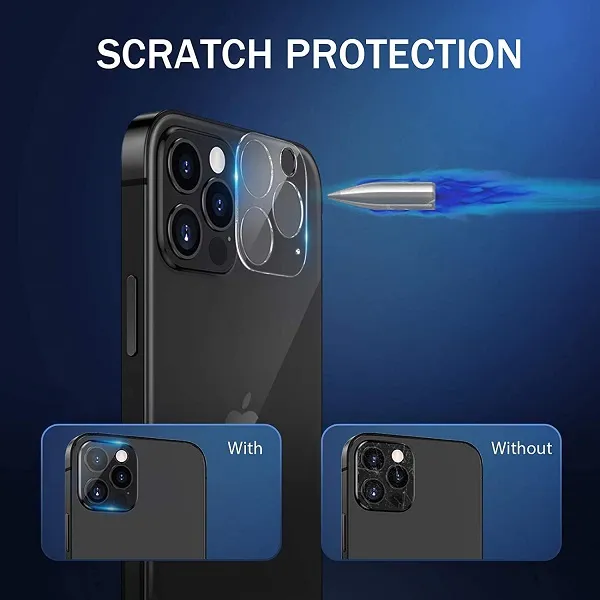 [ 3 Pack ] Apple iPhone 12 Pro Camera Lens Screen Protector Anti Scratch Tempered Glass Film Guard