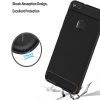 Huawei P10 Lite Shockproof Heavy Duty Rugged Matte Carbon Fiber Case Cover (Black)