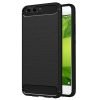 Huawei P10 Plus Shockproof Heavy Duty Rugged Matte Carbon Fiber Case Cover (Black)