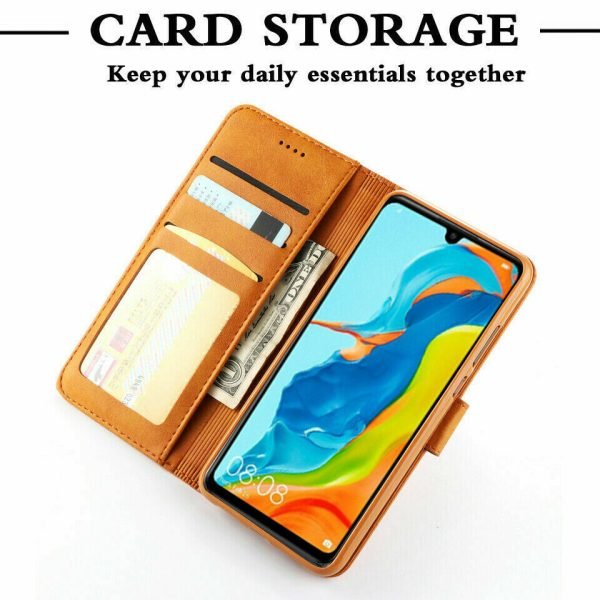 Apple iPhone 12 Mini Wallet Case Flip Leather Card Slots Cover (Black) - Image 5