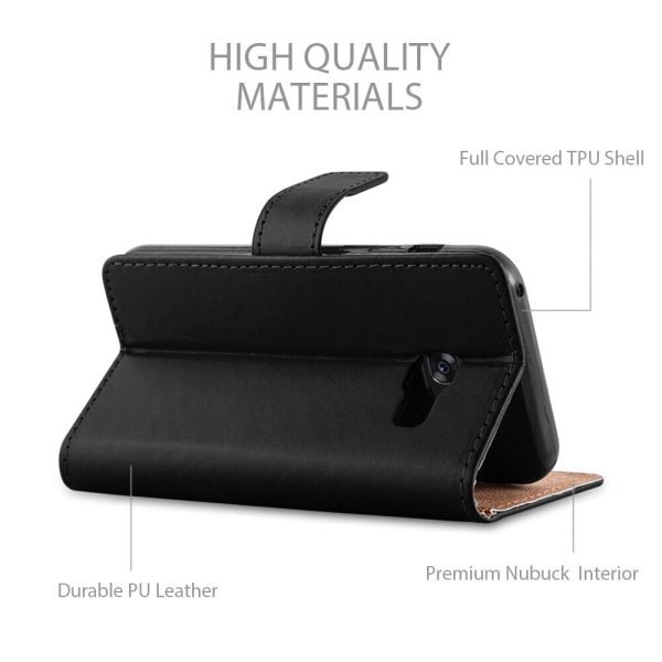 Apple iPhone 12 Mini Wallet Case Flip Leather Card Slots Cover (Black) - Image 8
