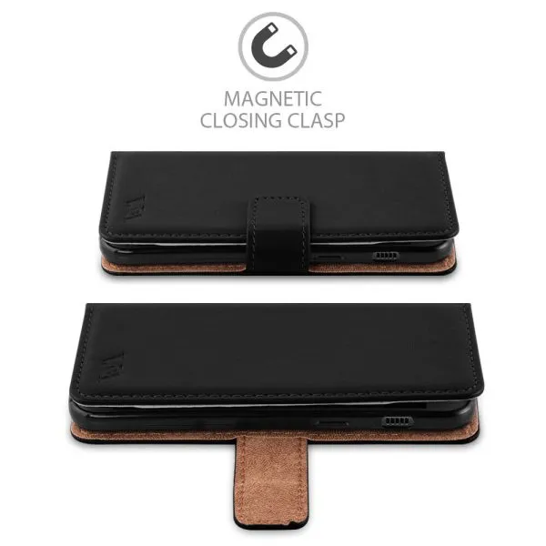 Apple iPhone 12 Mini Wallet Case Flip Leather Card Slots Cover (Black) - Image 9