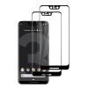 [2 Pack] Google Pixel 3 XL Full Coverage Tempered Glass Screen Protector Film Guard (Black)