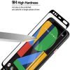 [2 Pack] Google Pixel 4 XL Full Coverage Tempered Glass Screen Protector Film Guard (Black)