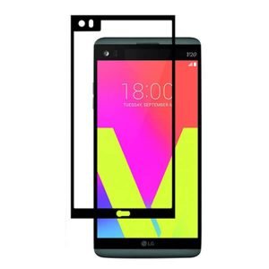 [2 Pack] LG V20 Full Coverage Tempered Glass Screen Protector Film Guard (Black)