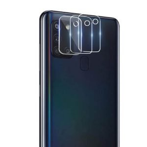 [ 3 Pack ] Samsung Galaxy A21s Camera Lens Screen Protector Anti Scratch Tempered Glass Film Guard