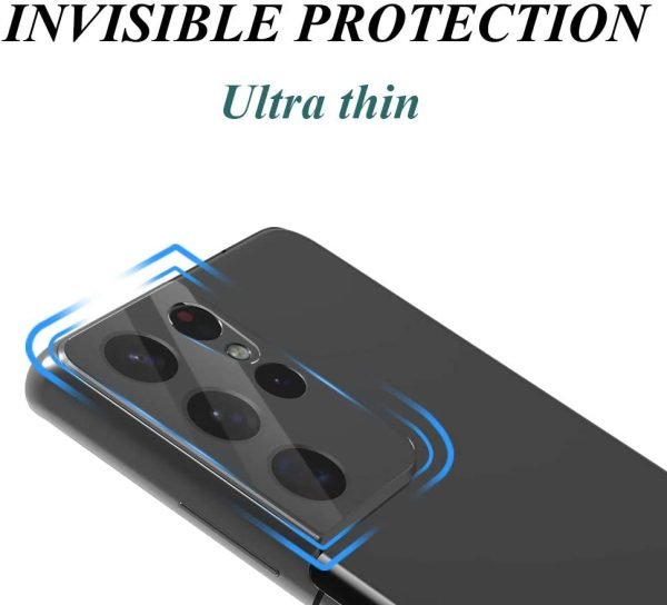 [ 3 Pack ] Samsung Galaxy S22 Ultra Camera Lens Screen Protector Anti Scratch Tempered Glass Film Guard