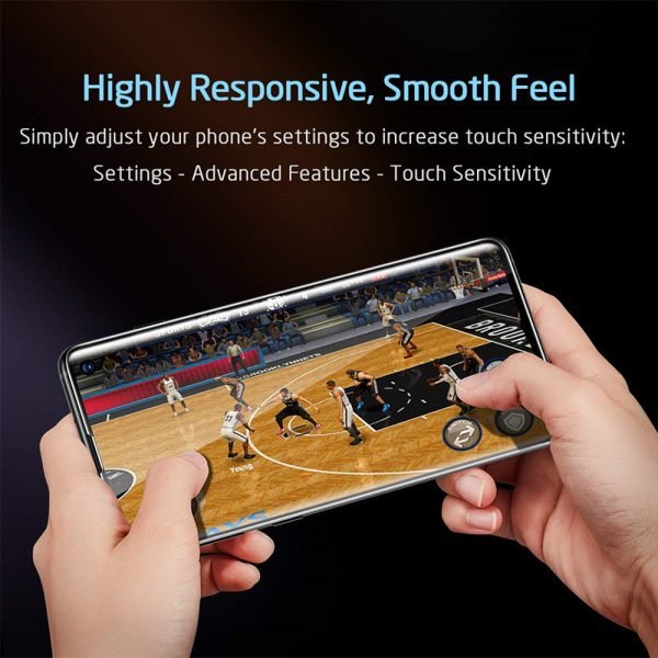 Samsung Galaxy S21 Plus 5G Black Tempered Glass LCD Screen Protector Film Guard - Image 5