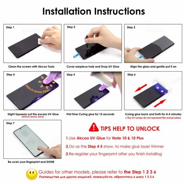 For Samsung Galaxy S9 Plus UV Liquid Gel Tempered Glass Screen Protector Film Guard (Clear) - Image 4