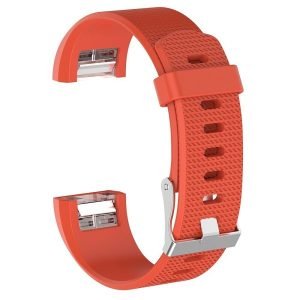 For Fitbit Charge 3 / 4 Band Replacement Wrist Strap Silicone Smart Watch Band (Small, Red)