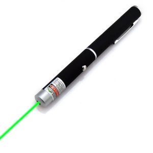For Powerful Purple Laser Pointer Pen Visible Beam Light Adjustable (Green)