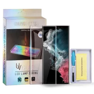 For Samsung Galaxy S23 Ultra UV Liquid Gel Tempered Glass Screen Protector Film Guard (Clear)