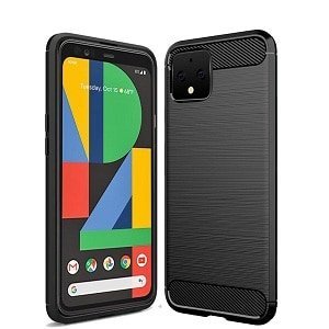 Google Pixel 4 Case Shockproof Heavy Duty Rugged Anti Knock Back Cover (Black)