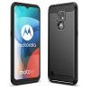 Motorola Moto E7 Case Shockproof Heavy Duty Rugged Anti Knock Back Cover (Black)