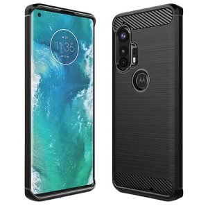 Motorola Moto Edge Plus Case Shockproof Heavy Duty Rugged Anti Knock Back Cover (Black)