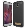 Motorola Moto Z2 Play Case Shockproof Heavy Duty Rugged Anti Knock Back Cover (Black)