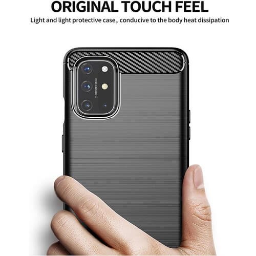 Oneplus 8T Case Shockproof Heavy Duty Rugged Anti Knock Back Cover (Black)
