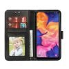 Samsung Galaxy A10e SupRShield Wallet Leather Card Holder Flip Protective Shockproof Magnetic Case Cover (Black)