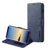 Samsung Galaxy Note 8 SupRShield Wallet Leather Card Holder Flip Protective Shockproof Magnetic Case Cover (Navy Blue)