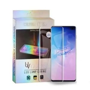 For Samsung Galaxy S10 Plus UV Liquid Gel Tempered Glass Screen Protector Film Guard (Clear)