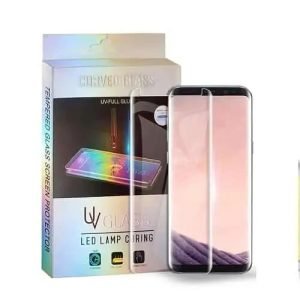 For Samsung Galaxy S8 Plus UV Liquid Gel Tempered Glass Screen Protector Film Guard (Clear)