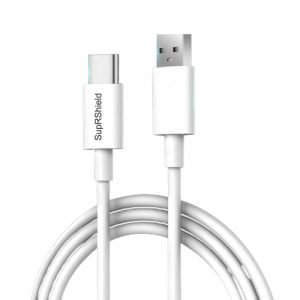 USB Type C Data Cable Fast Charging Charger Cord SupRShield For Samsung Galaxy A03S A12 A41 (1M White)