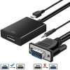VGA to HDMI Cable Adapter Converter Full HD 1080P HDTV HDMI Cable Connector (7)